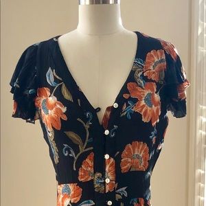 Maxi button down dress